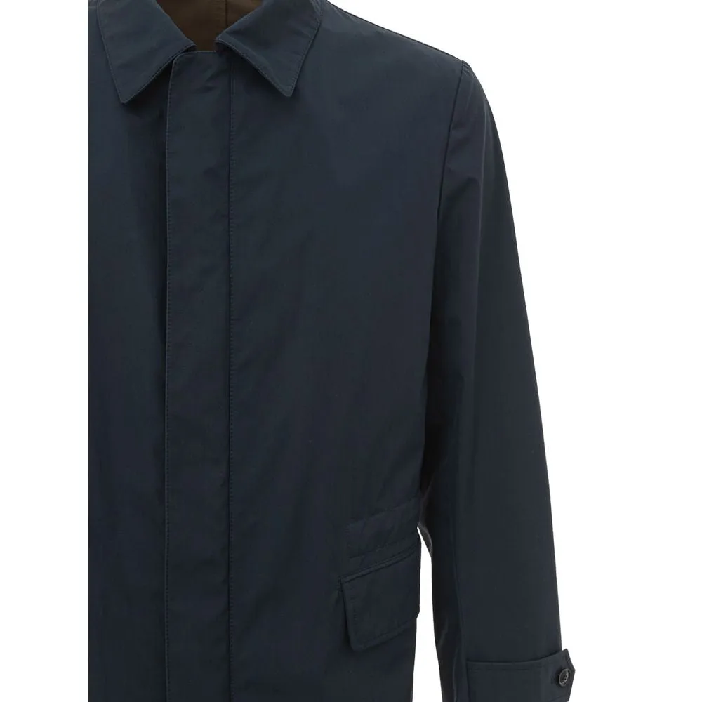 Blue Cotton Jacket sold by Louxly product image thumbnail 4