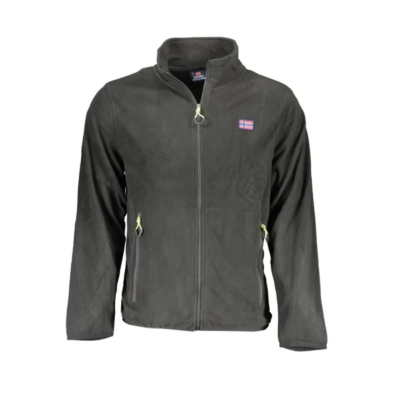 Black Polyester Men Sweater sold by Louxly