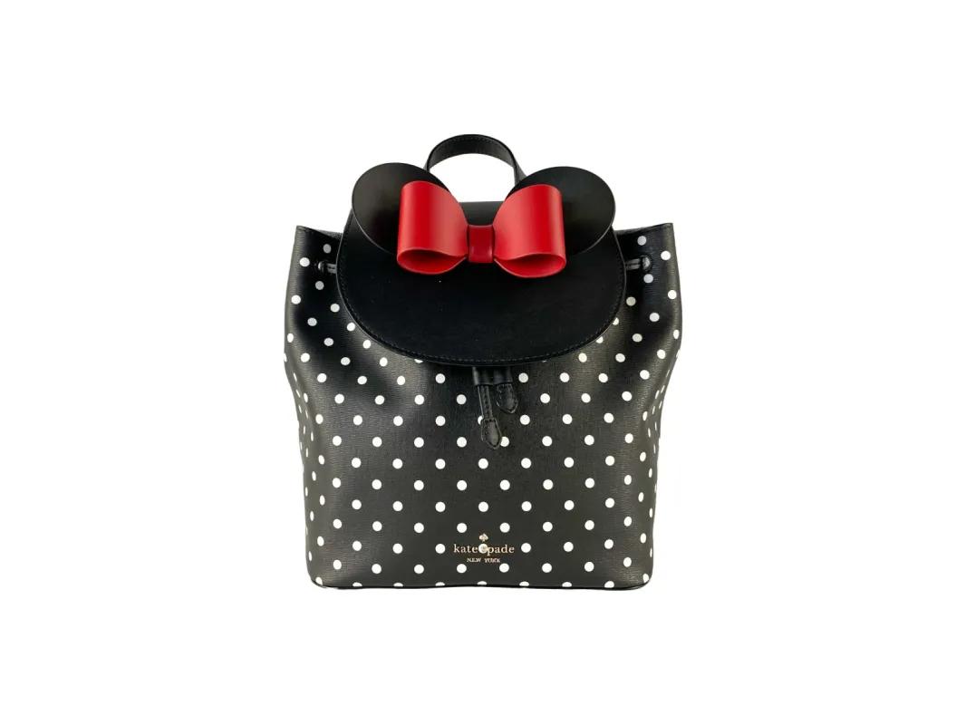 Disney Minnie Mouse Medium Leather Backpack Bookbag Bag sold by Louxly
