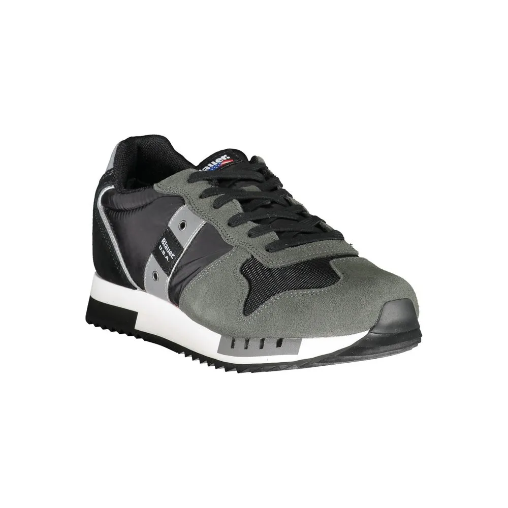 Classic Black Lace-Up Sport Sneakers sold by Louxly product image thumbnail 2