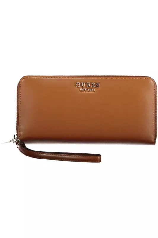 Brown Polyethylene Women Wallet sold by Louxly