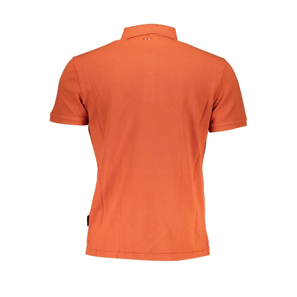 Orange Cotton Polo Shirt sold by Louxly product image thumbnail 2