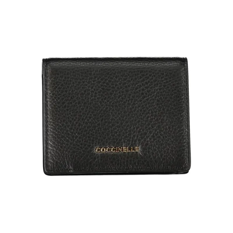 Black Leather Wallet sold by Louxly