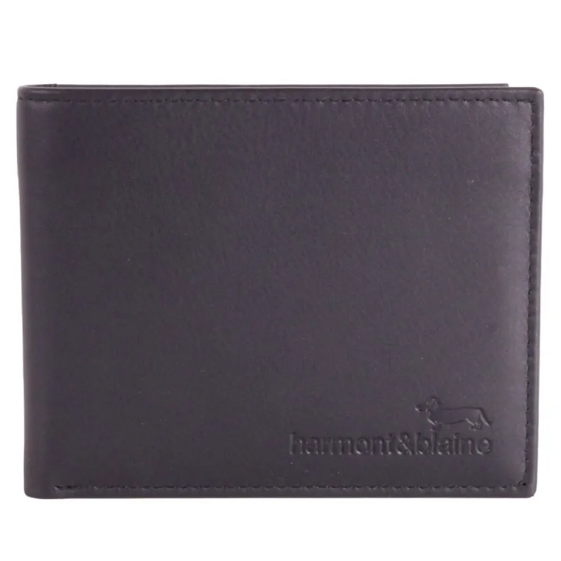 Sleek Calfskin Leather Men's Wallet made by Harmont & Blaine