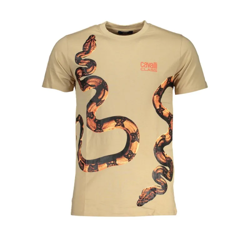 Beige Cotton T-Shirt sold by Louxly