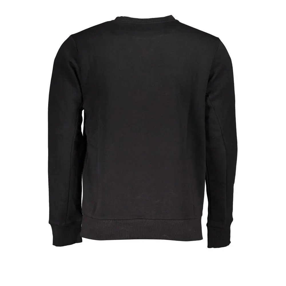 Chic Crew Neck Fleece Sweatshirt in Black sold by Louxly product image thumbnail 2