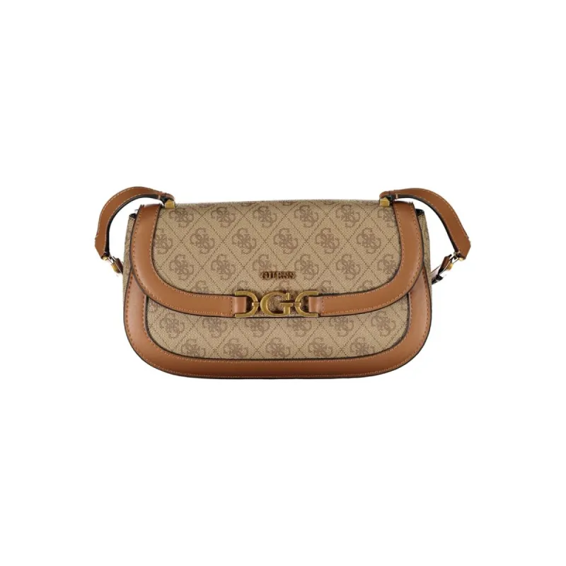 Beige Polyethylene Handbag sold by Louxly