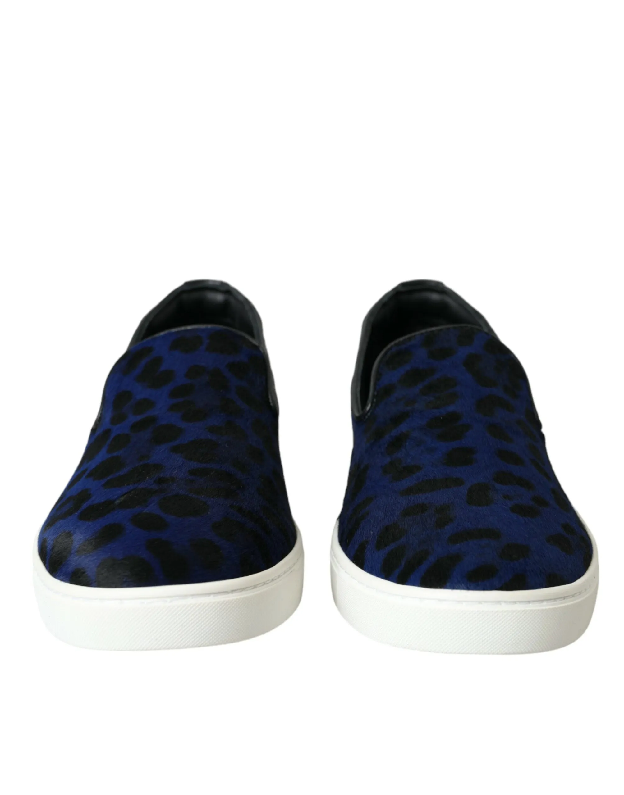 Blue Calfskin Hair Leopard Sneakers Shoes sold by Louxly product image thumbnail 2