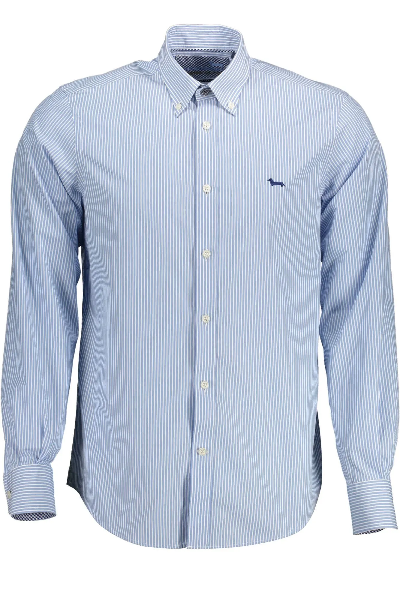 Elegant Light Blue Organic Cotton Men's Shirt sold by Louxly