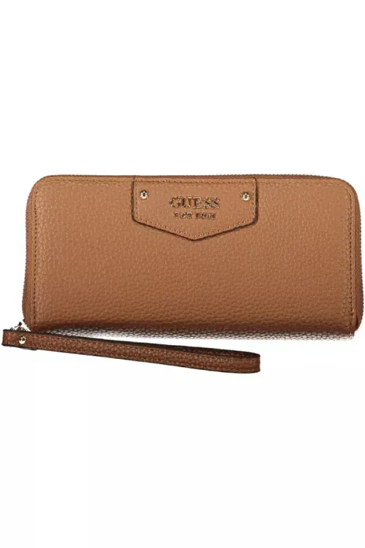 Brown Polyethylene Women Wallet sold by Louxly