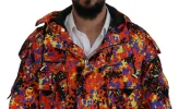Multicolor Long Hooded Cargo Pocket Coat Jacket sold by Louxly