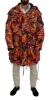 Multicolor Long Hooded Cargo Pocket Coat Jacket sold by Louxly