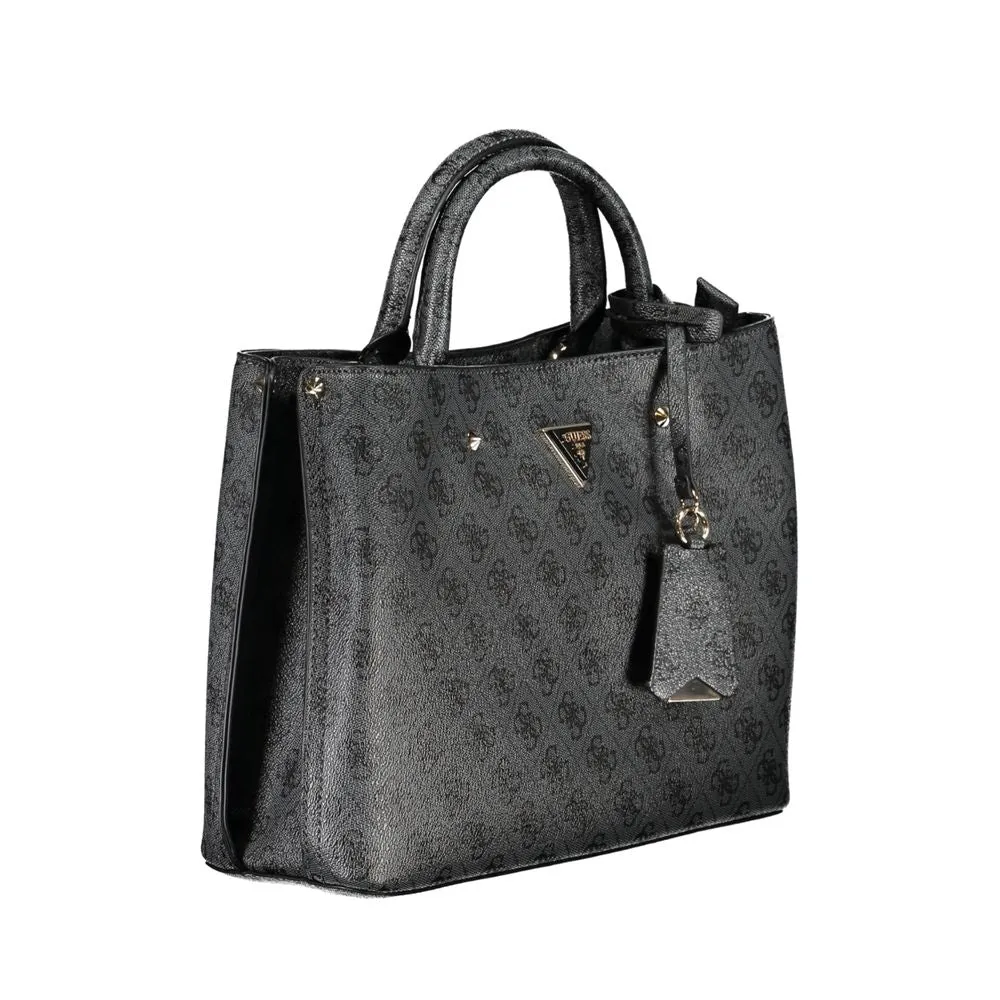 Black Polyethylene Handbag sold by Louxly product image thumbnail 3