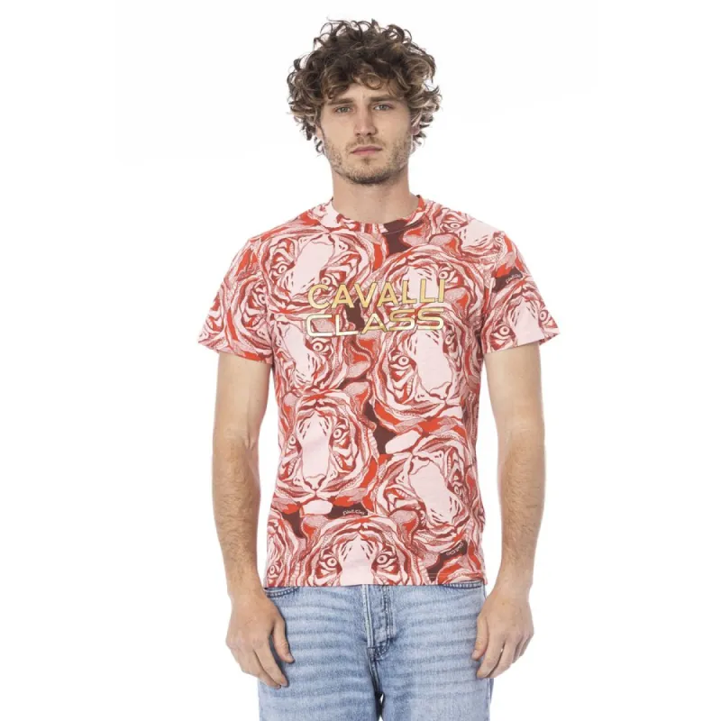 Red Cotton Men T-Shirt sold by Louxly