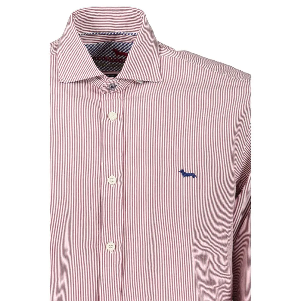 Chic Pink Narrow-Fit Organic Cotton Shirt sold by Louxly product image thumbnail 3