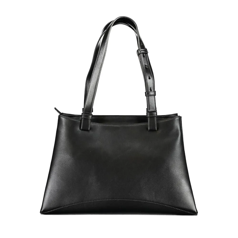 Black Polyethylene Handbag sold by Louxly product image thumbnail 2