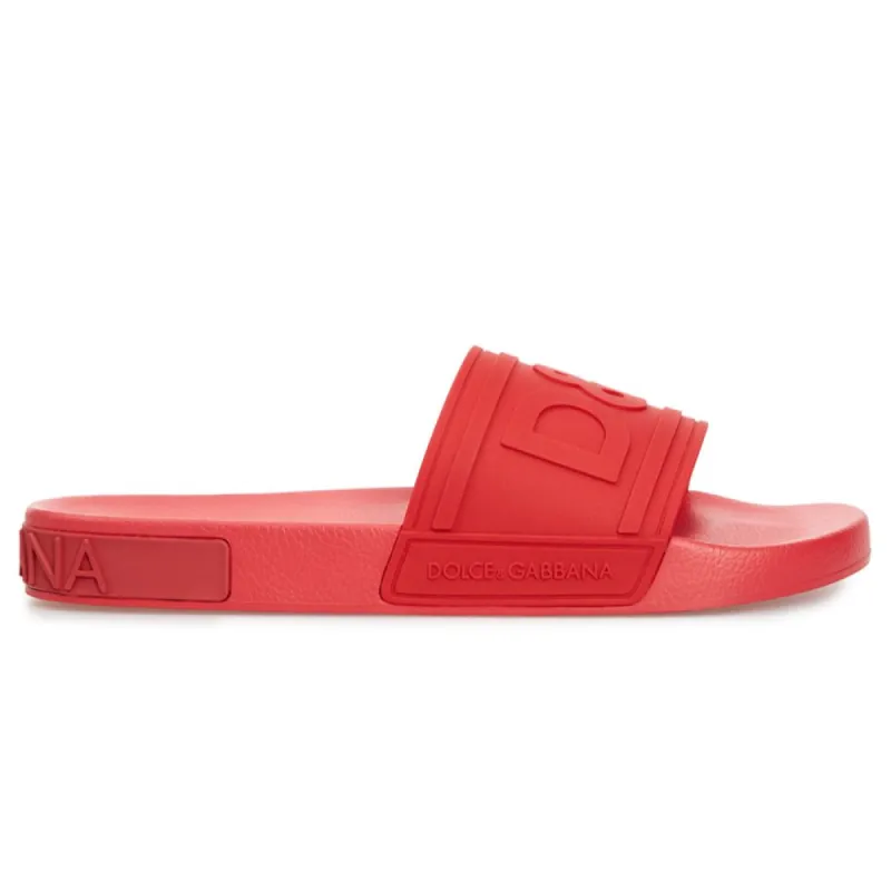 Red Polyethylene Sandal sold by Louxly