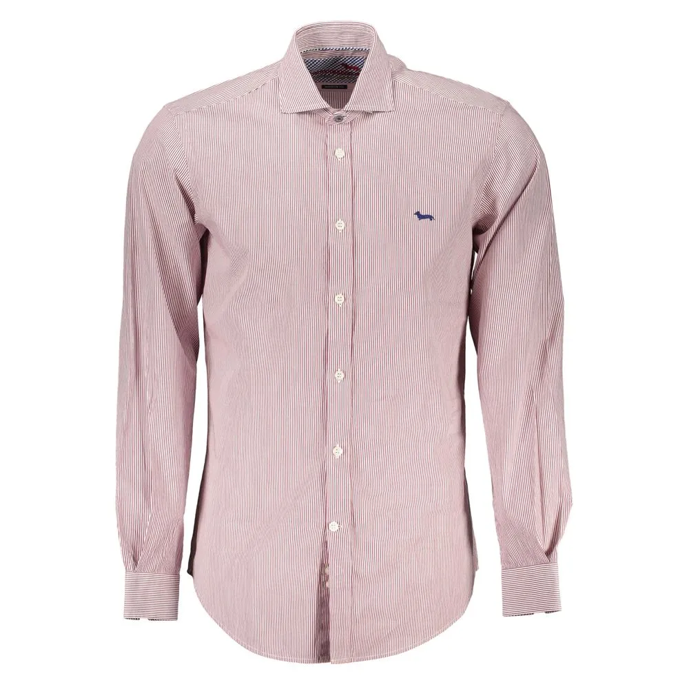Chic Pink Narrow-Fit Organic Cotton Shirt sold by Louxly