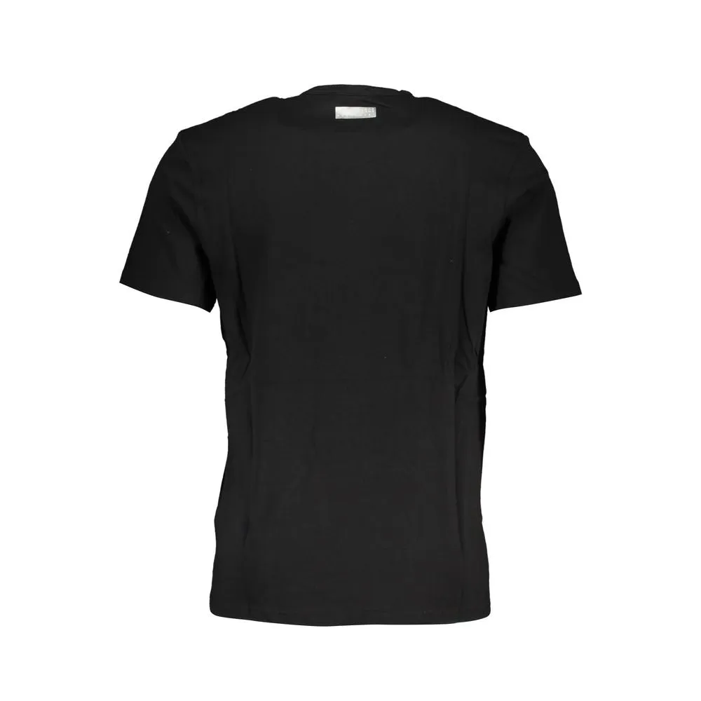 Black Cotton T-Shirt sold by Louxly product image thumbnail 2