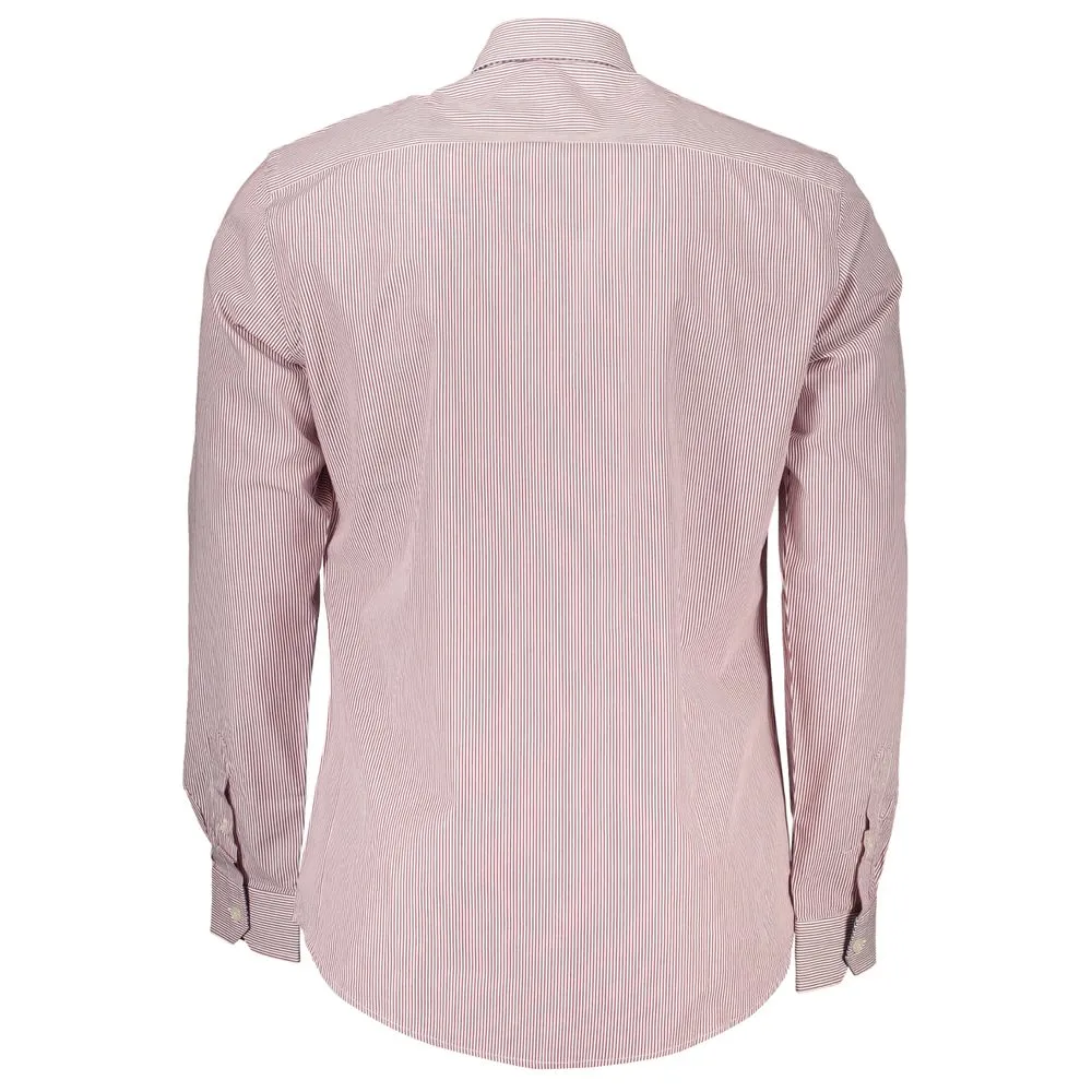 Chic Pink Narrow-Fit Organic Cotton Shirt sold by Louxly product image thumbnail 2