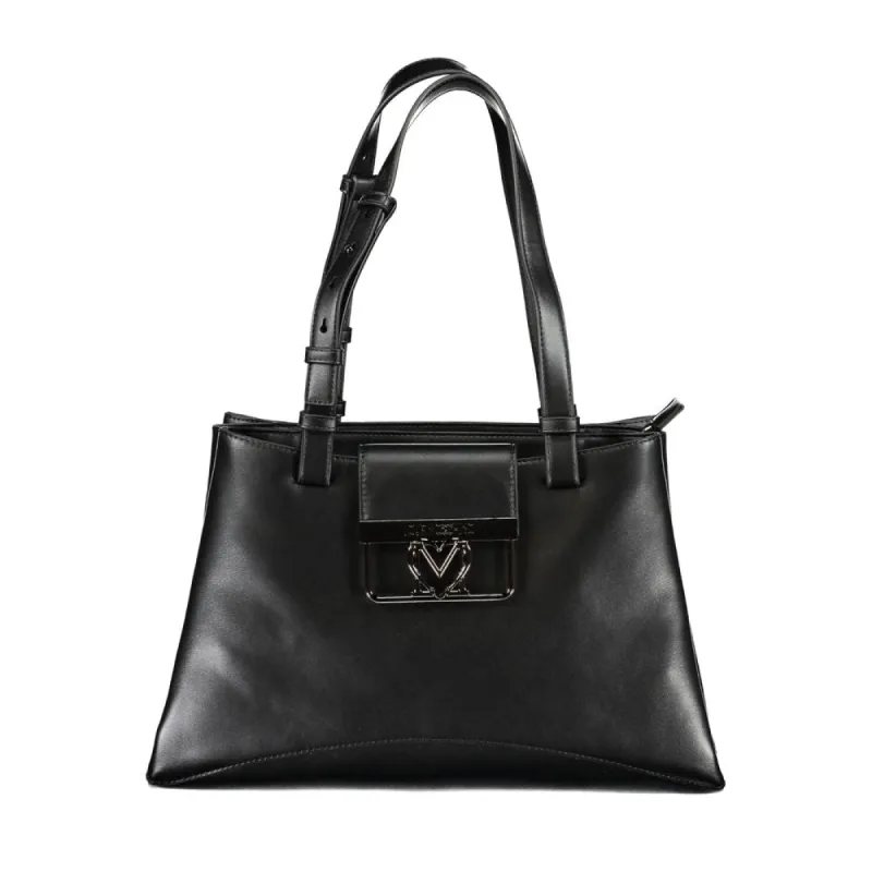Black Polyethylene Handbag sold by Louxly