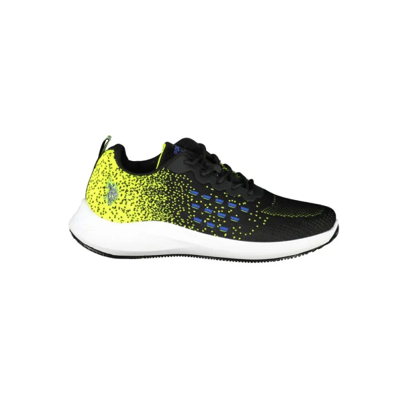 Black Polyester Men Sneaker sold by Louxly