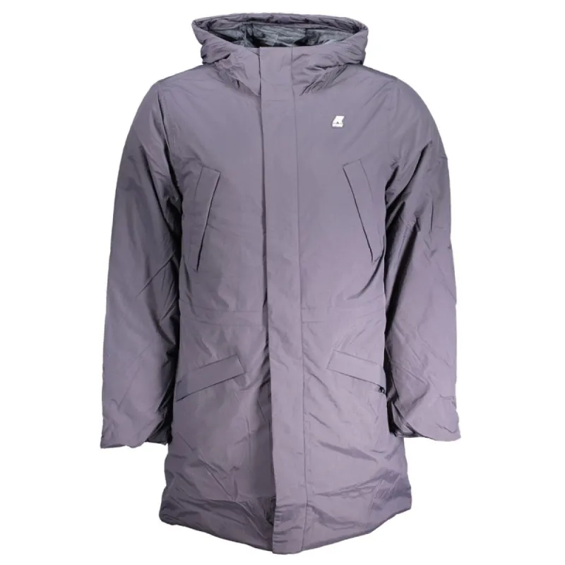 Blue Polyamide Jacket sold by Louxly