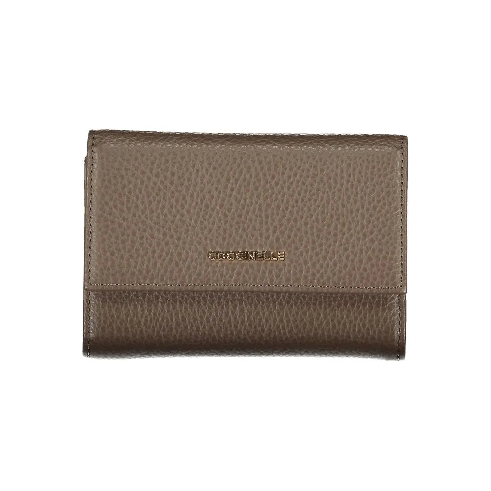 Elegant Triple Compartment Leather Wallet sold by Louxly