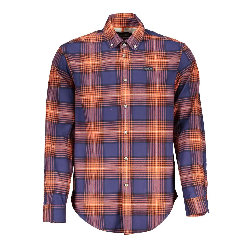 Elegant Pink Cotton Shirt with Contrast Details sold by Louxly