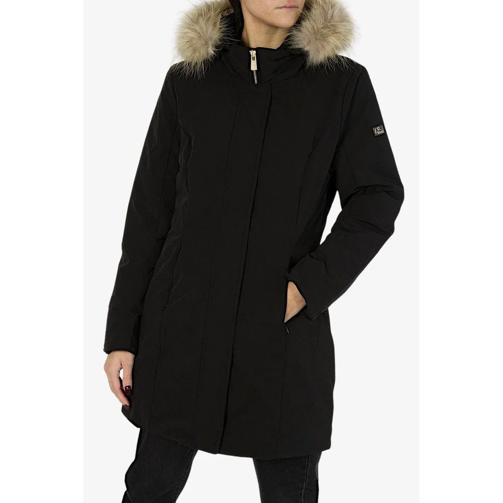 Elegant Goose Down Hooded Jacket sold by Louxly product image thumbnail 3