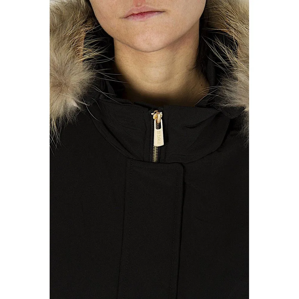 Elegant Goose Down Hooded Jacket sold by Louxly product image thumbnail 4