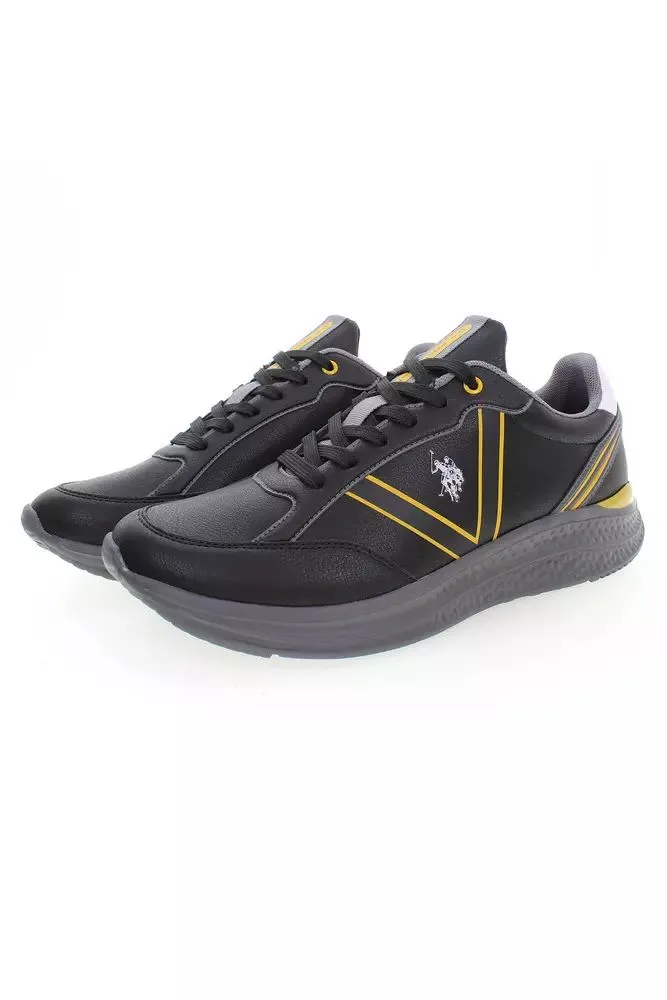 Black Polyester Men Sneaker sold by Louxly product image thumbnail 3