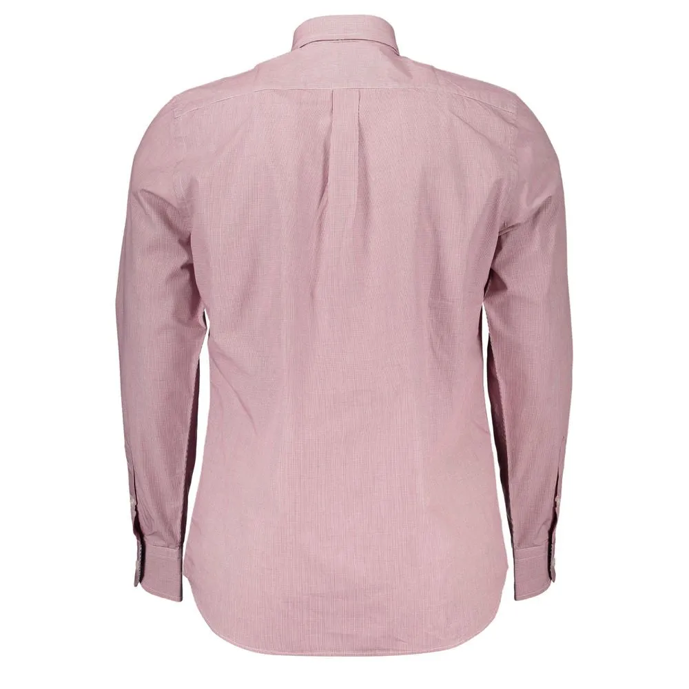 Elegant Pink Long Sleeve Cotton Shirt sold by Louxly product image thumbnail 2