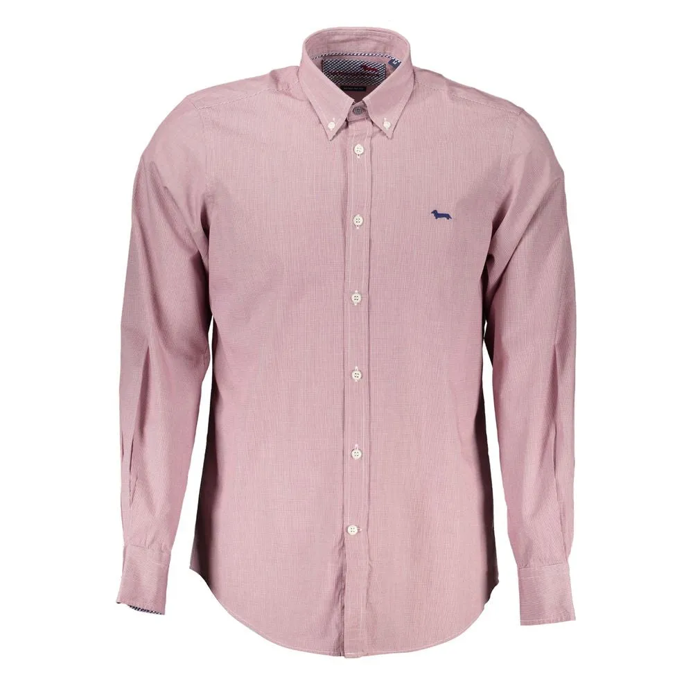 Elegant Pink Long Sleeve Cotton Shirt sold by Louxly