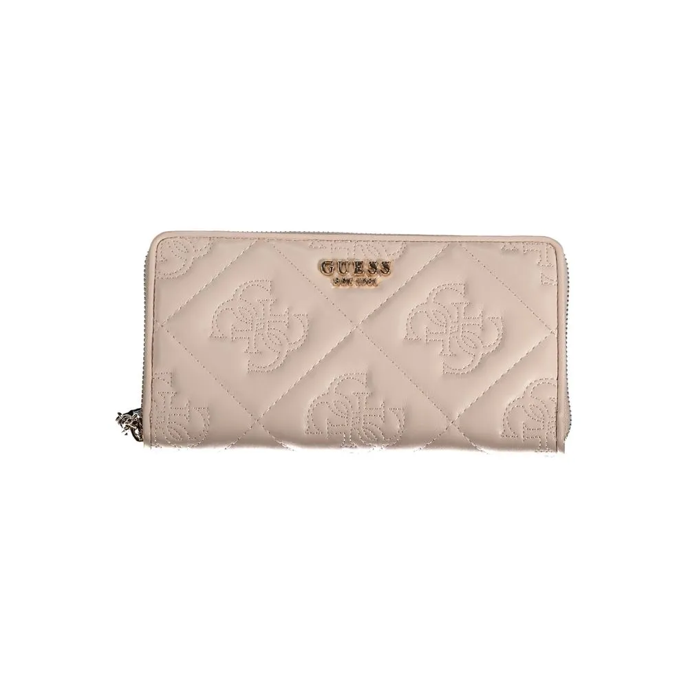Beige Polyethylene Wallet sold by Louxly