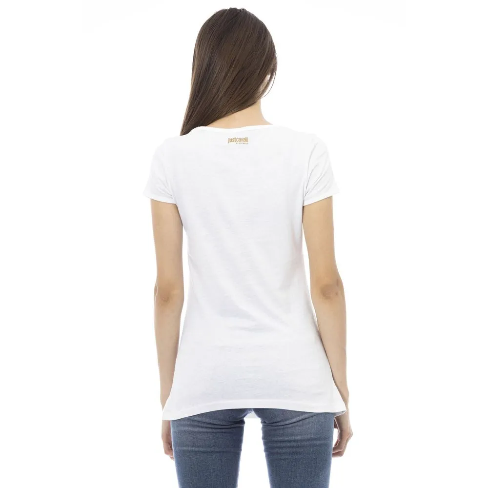 White Cotton Women T-Shirt sold by Louxly product image thumbnail 3