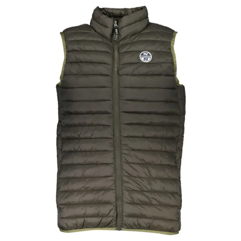 Green Polyamide Men Jacket sold by Louxly