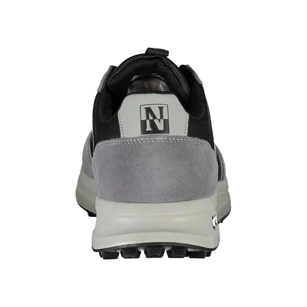 Sleek Gray Sports Sneakers with Contrast Detailing sold by Louxly product image thumbnail 3