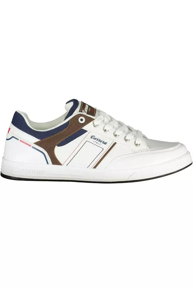 White ECO Leather Men Sneaker sold by Louxly