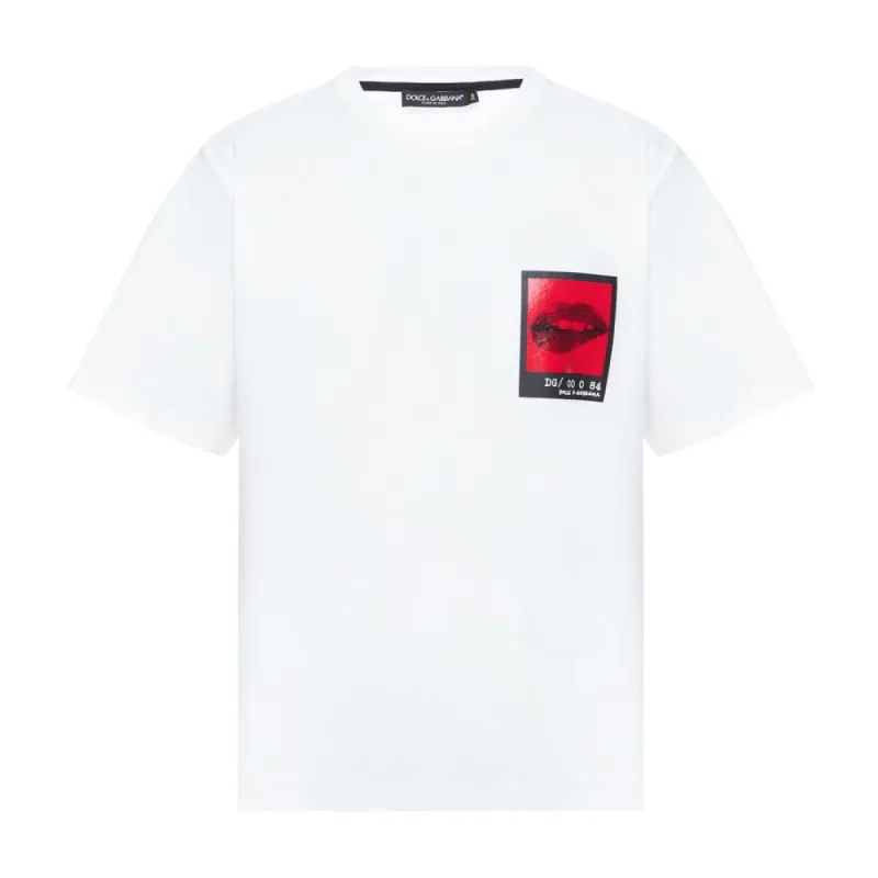 White Cotton T-Shirt sold by Louxly
