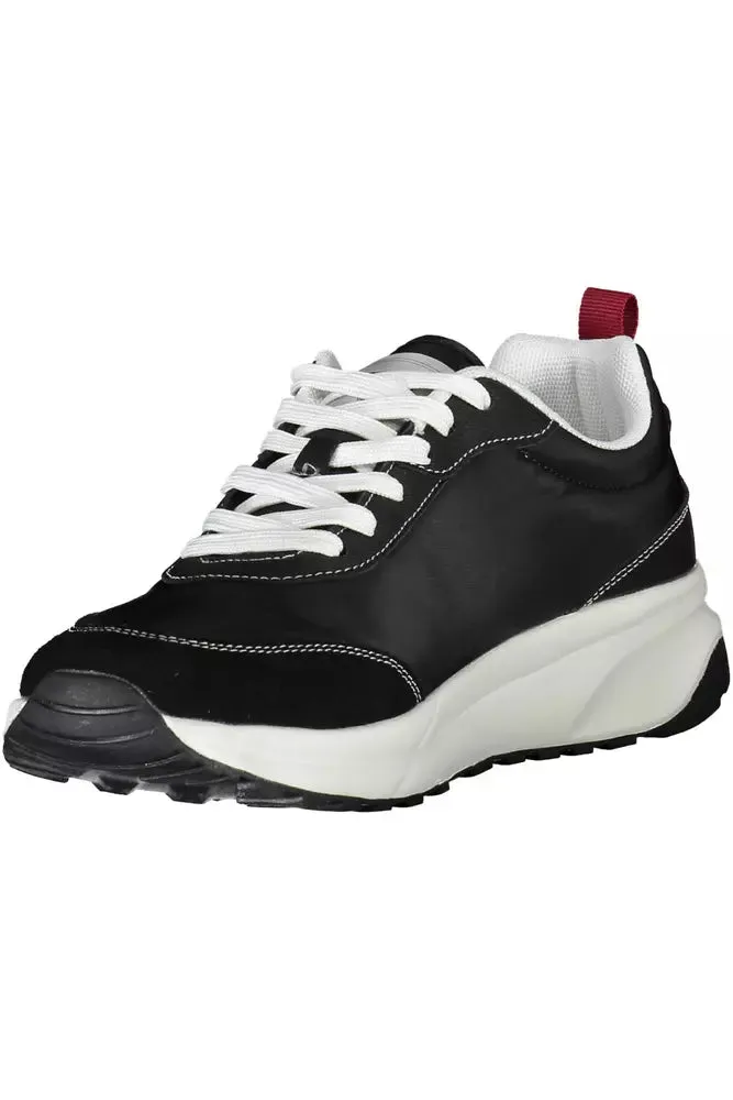 Black Eco Leather Men Sneaker sold by Louxly product image thumbnail 3