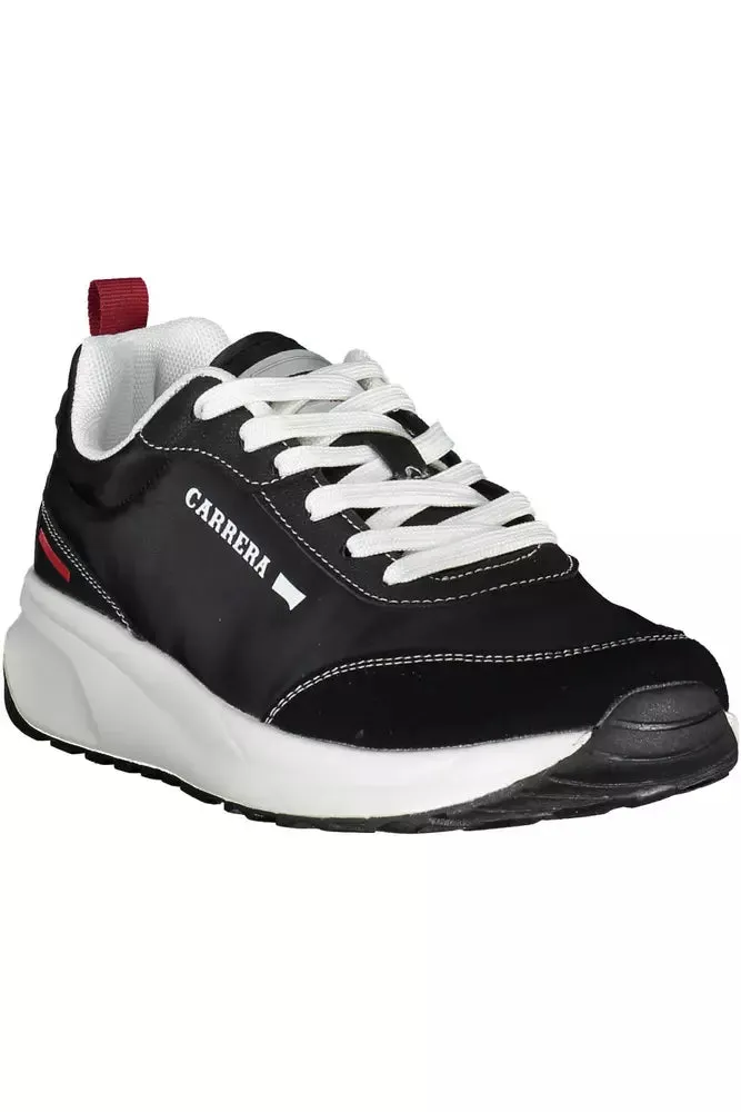 Black Eco Leather Men Sneaker sold by Louxly product image thumbnail 2