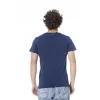 Blue Cotton T-Shirt sold by Louxly