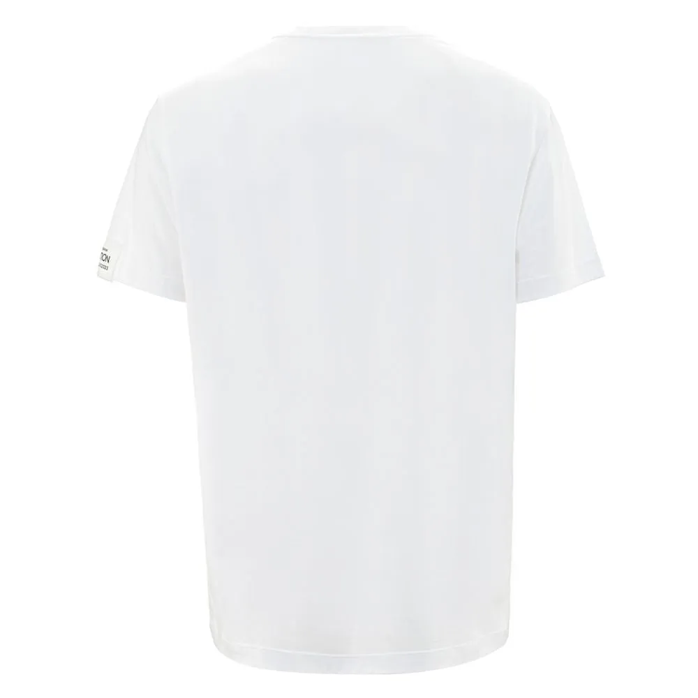 White Cotton T-Shirt sold by Louxly product image thumbnail 2