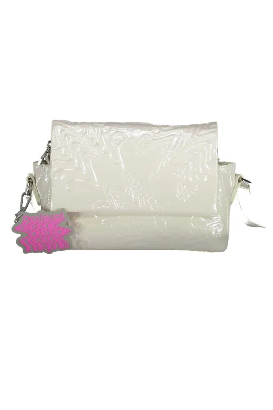 White Polyethylene Women Handbag sold by Louxly