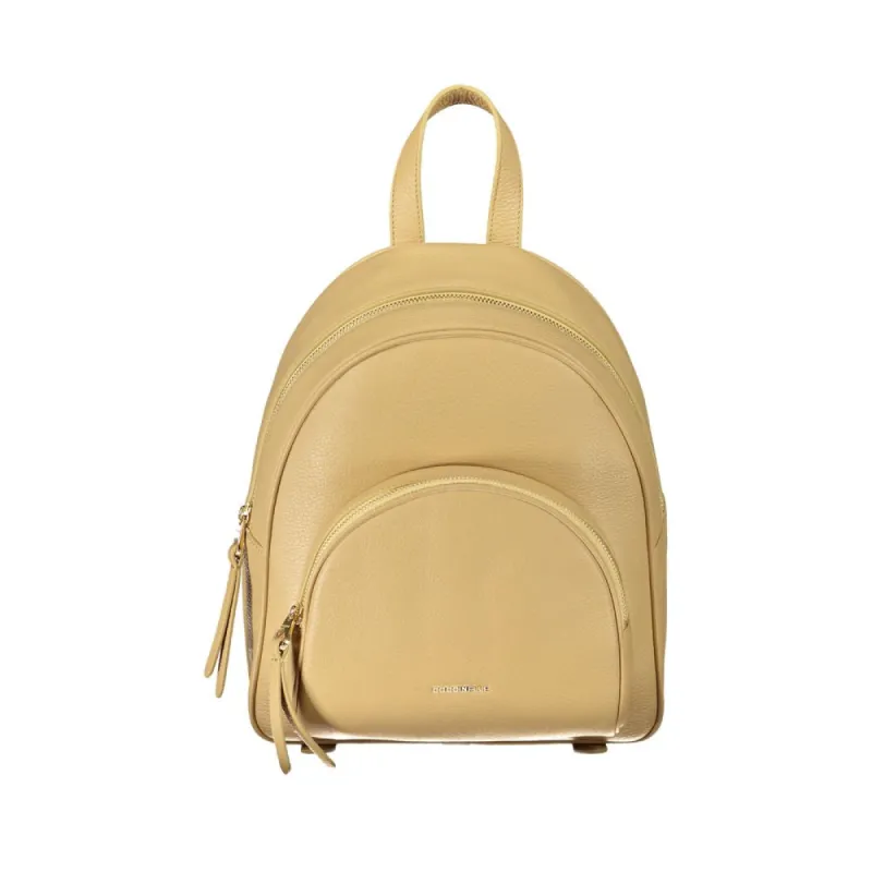 Beige Leather Backpack sold by Louxly