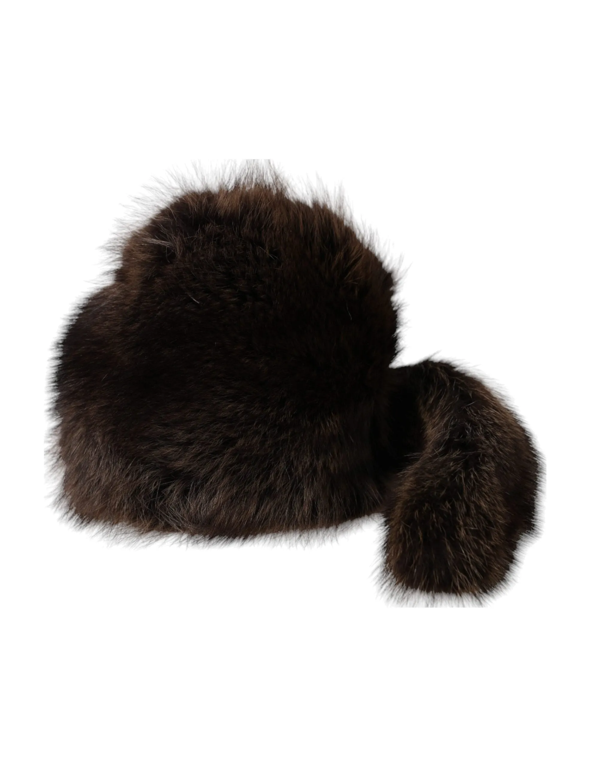 Women Brown Raccoon Fur Bucket Hat sold by Louxly