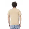 Beige Cotton Men T-Shirt sold by Louxly