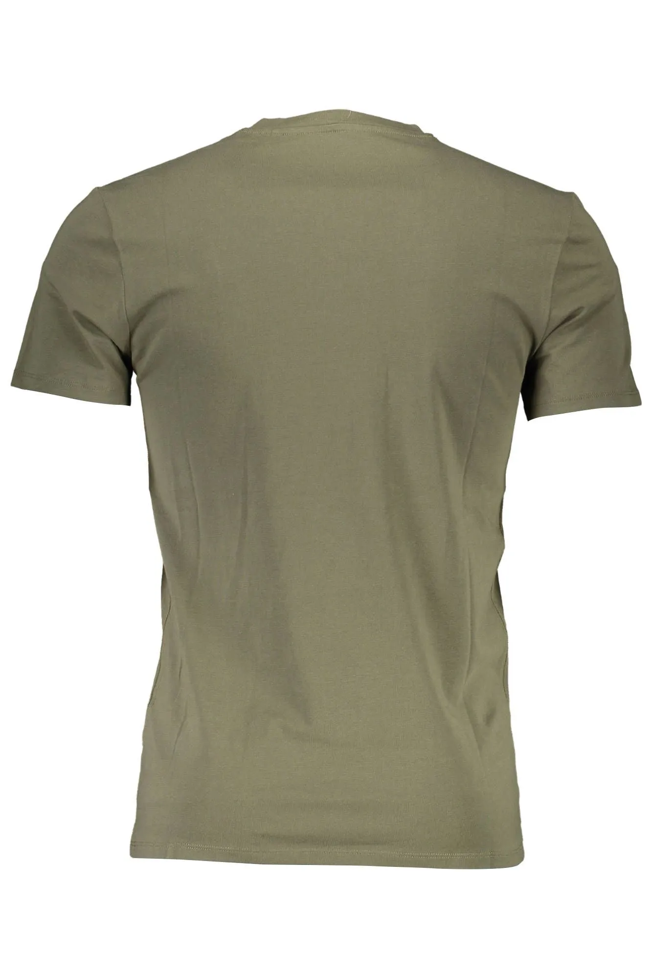 Chic Green Slim Tee with V-Neckline sold by Louxly product image thumbnail 2