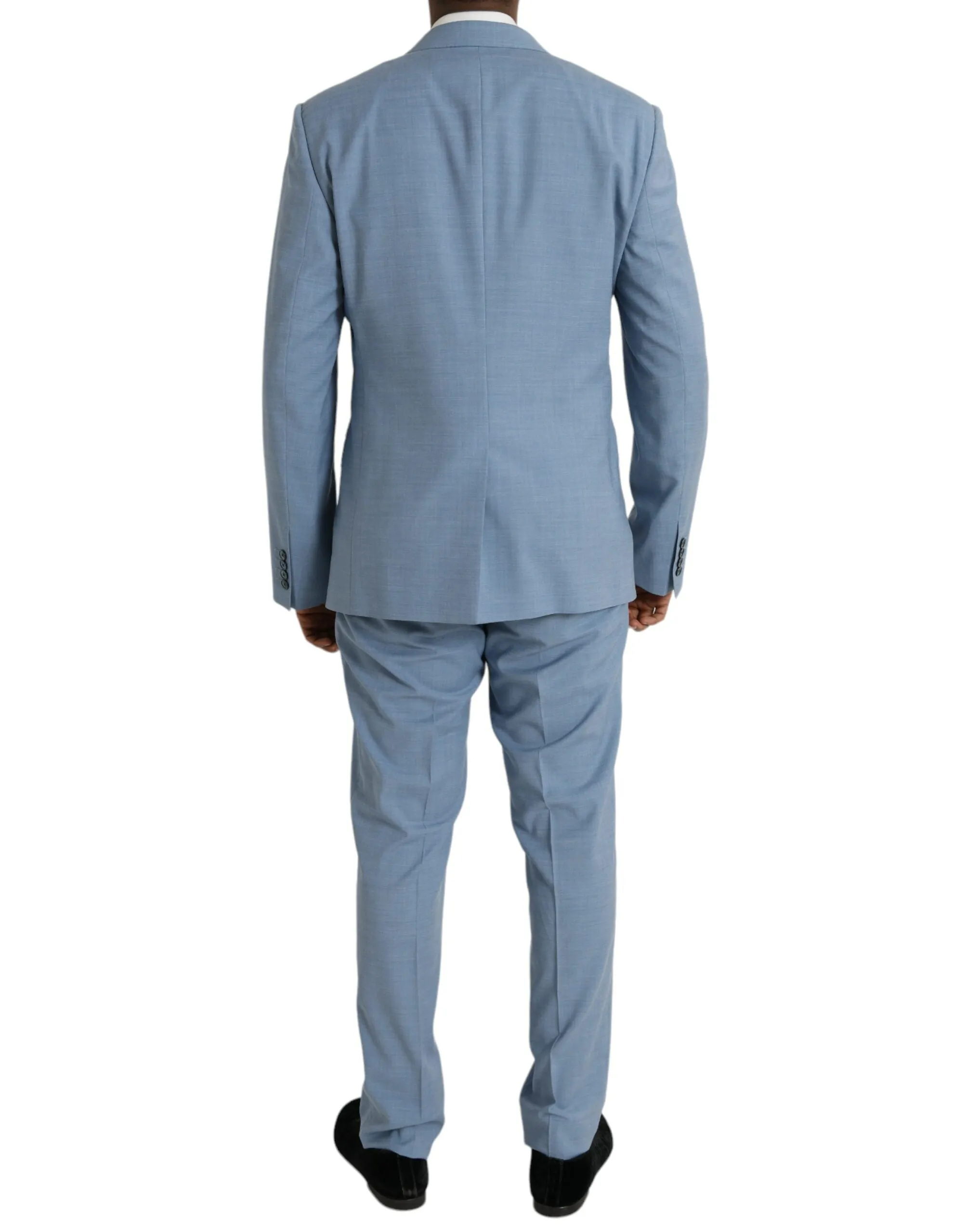 Light Blue Polyester MARTINI Formal 2 Piece Suit sold by Louxly product image thumbnail 3